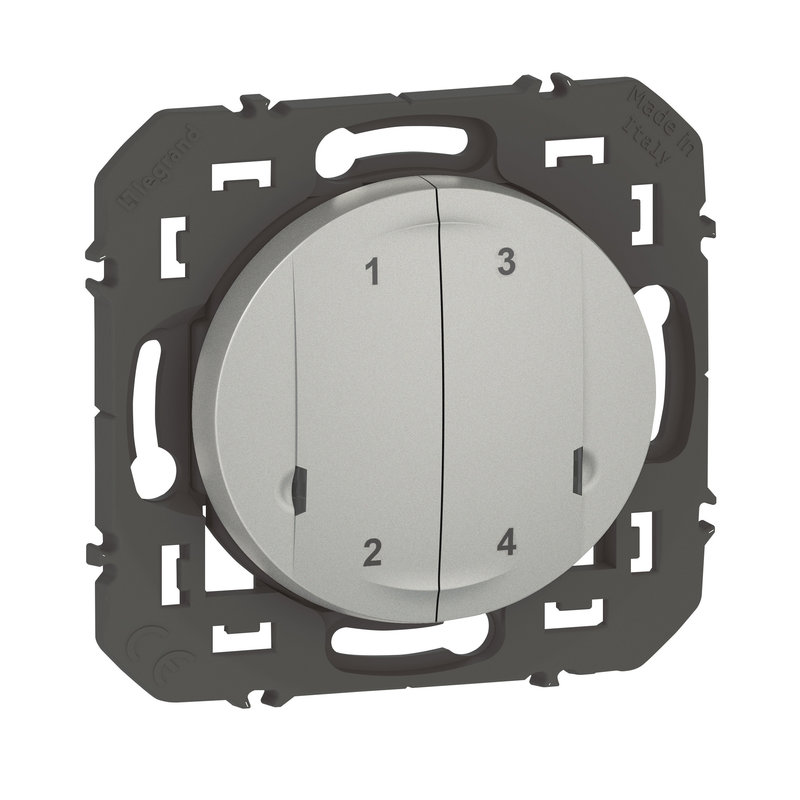 Legrand 600191A - Commande sans fils 4 scénarios dooxie with Netatmo sans plaque alu