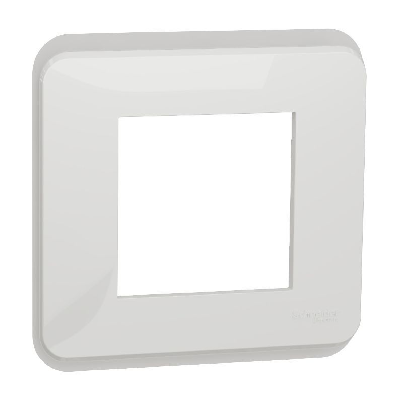 Unica Pro - plaque de finition - Blanc - 1 poste NU400218