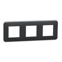 Unica Pro - plaque de finition - Anthracite - 3 po NU400654