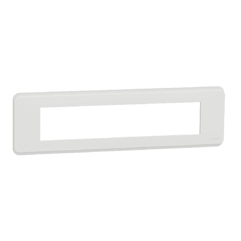 Unica Pro - plaque de finition - Blanc - 10 module NU411018