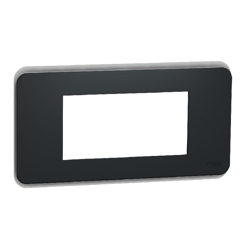 Unica Pro - plaque de finition - Anthracite - 4 mo NU411454