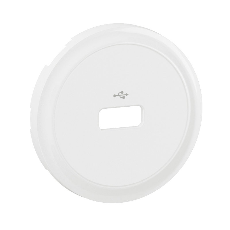 Legrand CB0325 - Enjoliveur prise USB DATA simple Céliane - Blanc