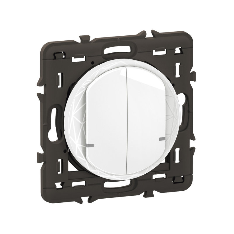 Legrand CB0415 - Commande double sans fils Céliane with Netatmo - Blanc