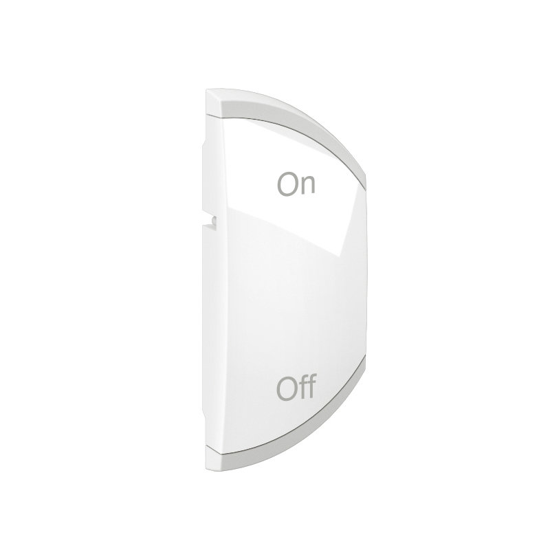 Legrand CB0501 - Enjoliveur Céliane MyHome marquage ON/OFF - 1 module droite Blanc