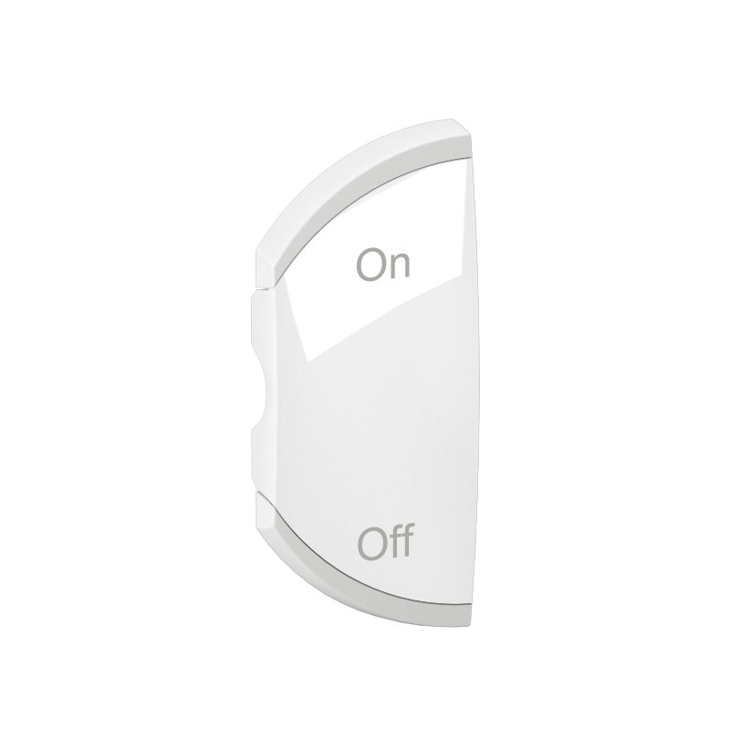 Legrand CB0502 - Enjoliveur Céliane MyHome marquage ON/OFF - 1 module gauche Blanc