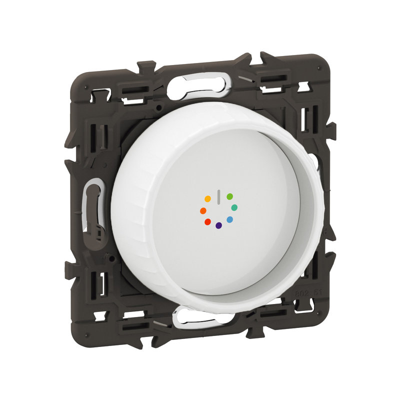 Legrand CB2408 - Commande filaire type rotatif éclairage couleurs Céliane with Netatmo - Blanc