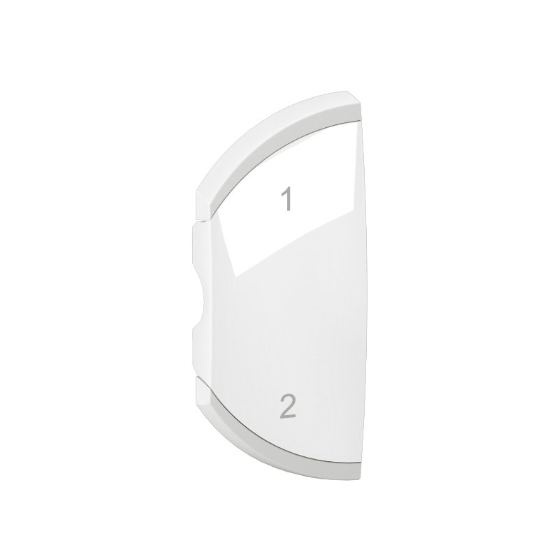 Legrand CB6501 - Enjoliveur Céliane MyHome marquage scénario 1-2 - 1 module gauche Blanc