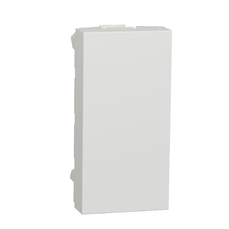 Unica - obturateur - 1 module - Blanc - mécanisme NU986518