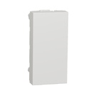 Unica - obturateur - 1 module - Blanc - mécanisme NU986518