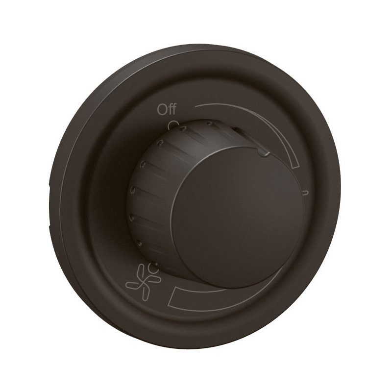 Legrand CN0015 - Enjoliveur inter variateur ventilateur de plafond Céliane - Noir