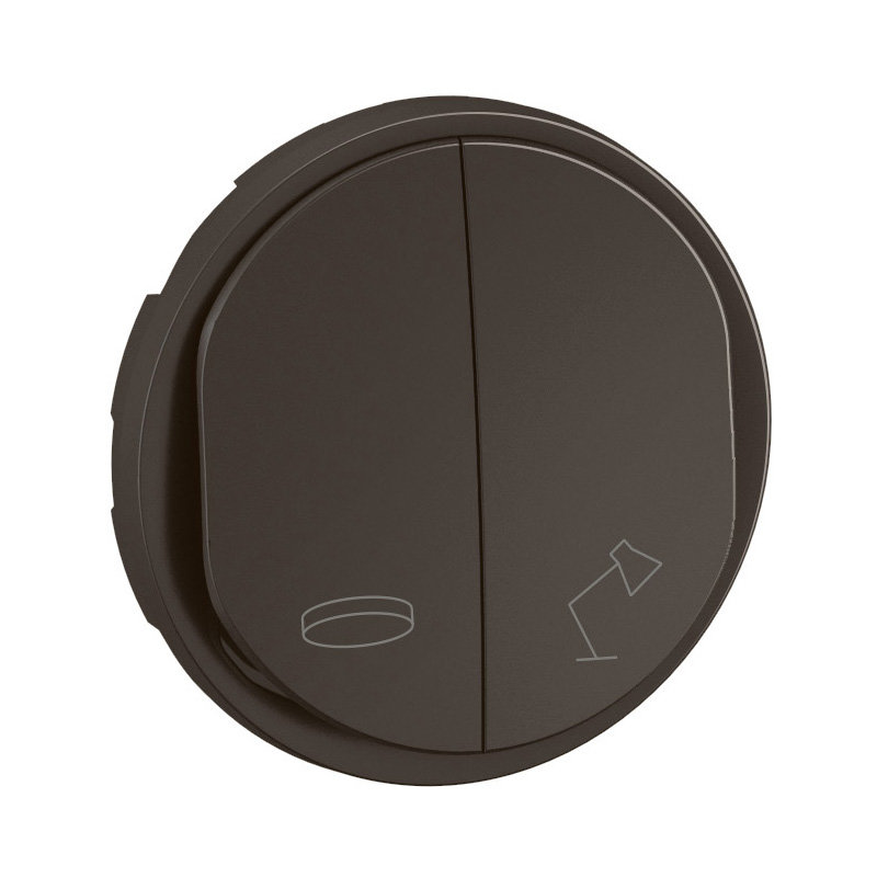 Legrand CN0022 - Enjoliveur commande de lampes entrée bureau Céliane - Noir