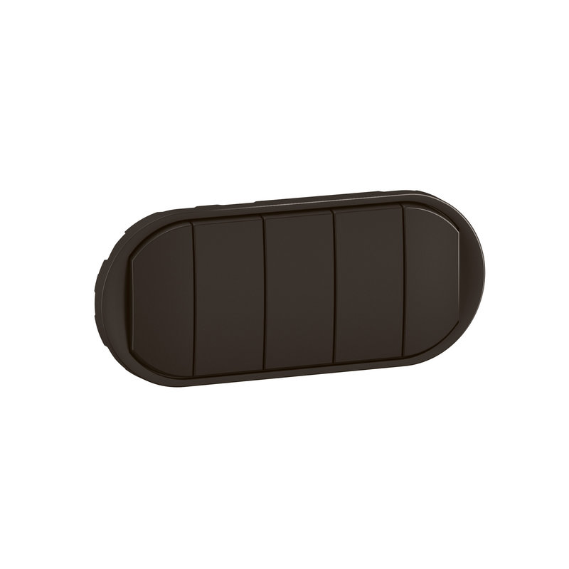 Legrand CN0029 - Enjoliveur 5 commandes compactes Céliane - Noir