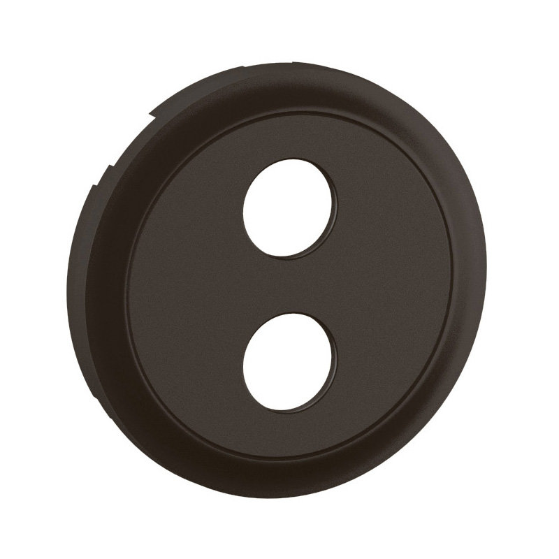 Legrand CN0312 - Enjoliveur prise Banana gold simple Céliane - Noir