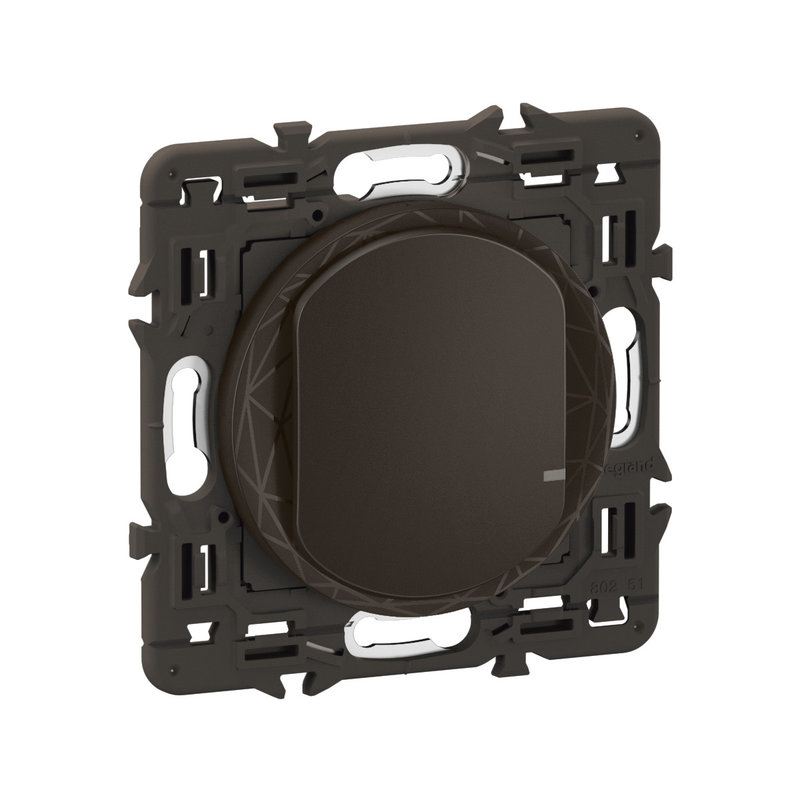 Legrand CN0403 - Interrupteur filaire Céliane with Netatmo sans Neutre, avec variation - Noir
