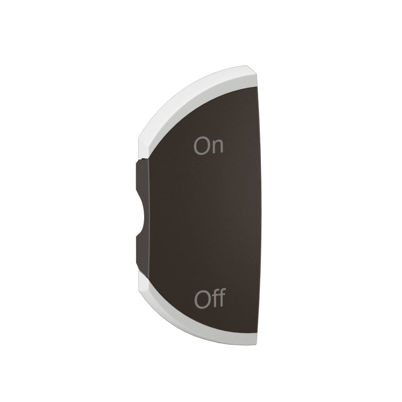 Legrand CN0502 - Enjoliveur Céliane MyHome marquage ON/OFF - 1 module gauche Noir