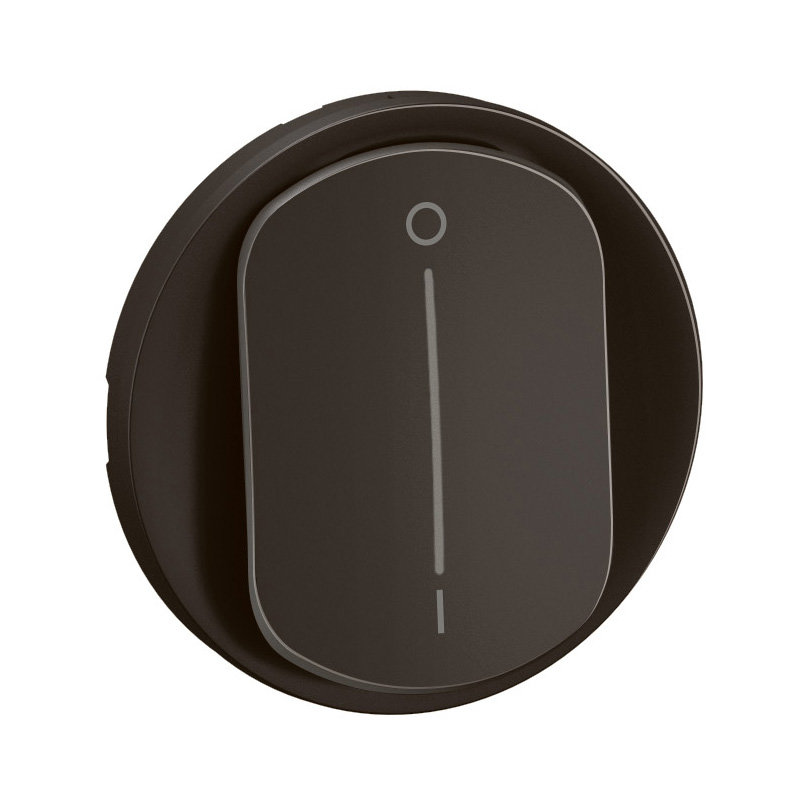 Legrand CN1020 - Enjoliveur interrupteur bipolaire à voyant Céliane - Noir