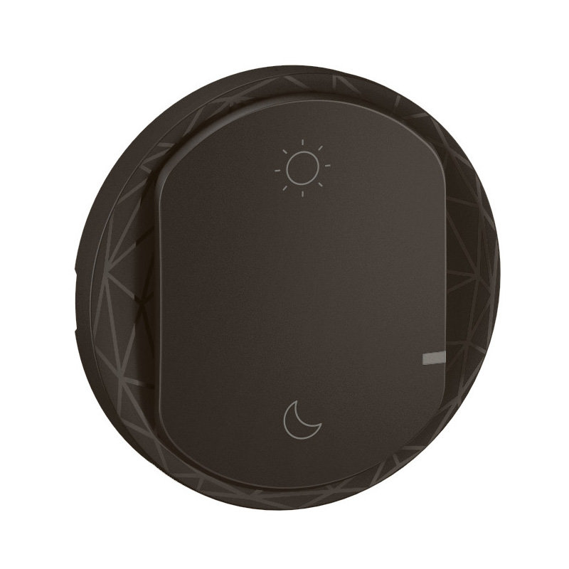 Legrand CN1412 - Enjoliveur commande Lever/Coucher sans fils Céliane with Netatmo - Noir