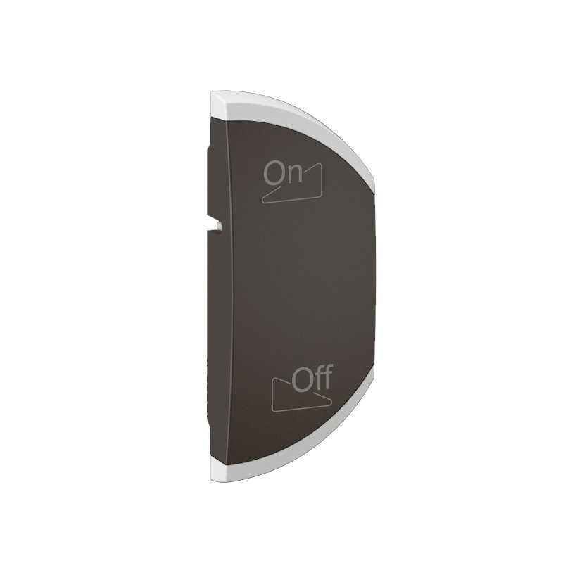 Legrand CN2501 - Enjoliveur Céliane MyHome marquage variation ON/OFF - 1 module droite Noir