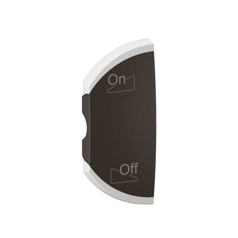 Legrand CN2502 - Enjoliveur Céliane MyHome marquage variation ON/OFF - 1 module gauche Noir