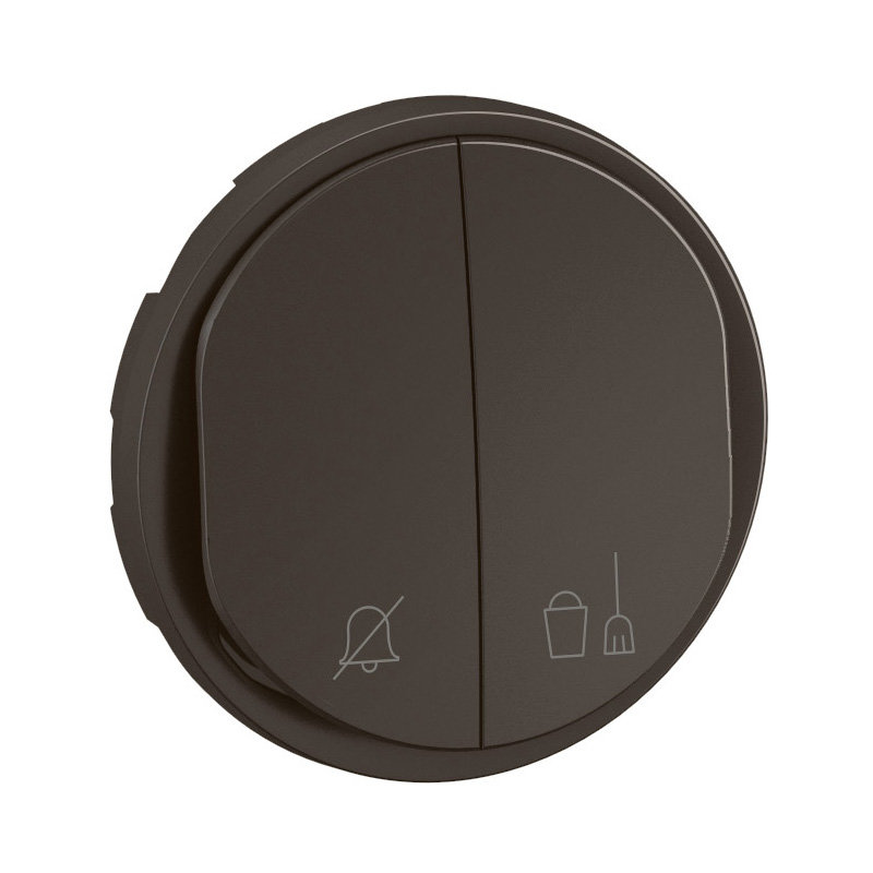 Legrand CN3033 - Enjoliveur commande Ne pas déranger/Faire la chambre Céliane - Noir