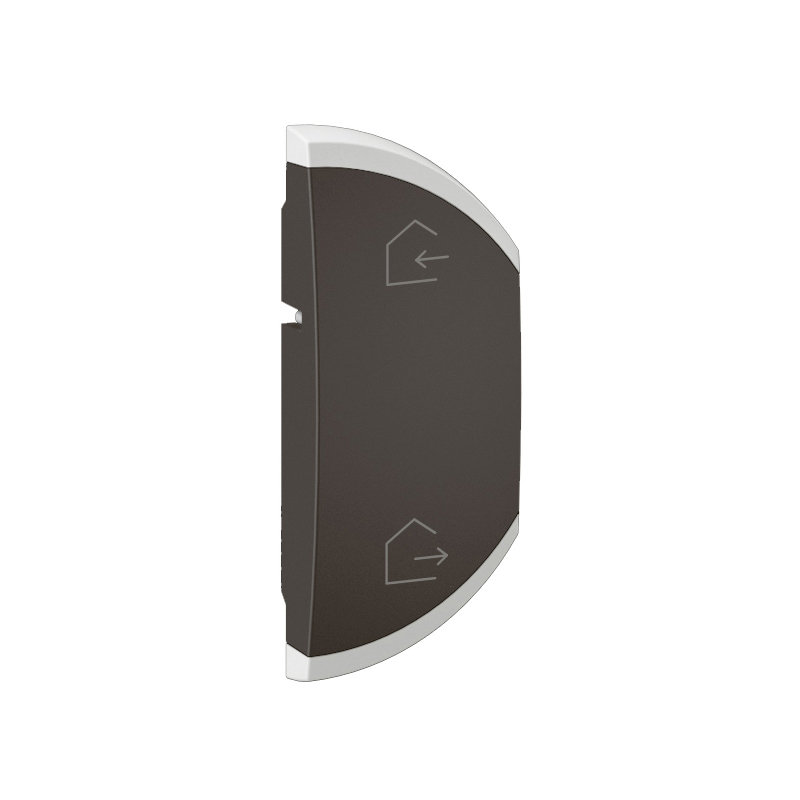 Legrand CN3501 - Enjoliveur Céliane MyHome marquage Départ/Arrivée - 1 module droite Noir