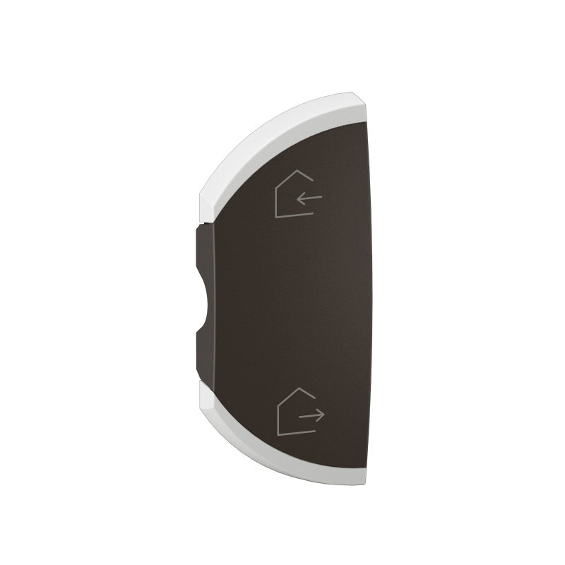 Legrand CN3502 - Enjoliveur Céliane MyHome marquage Départ/Arrivée - 1 module gauche Noir