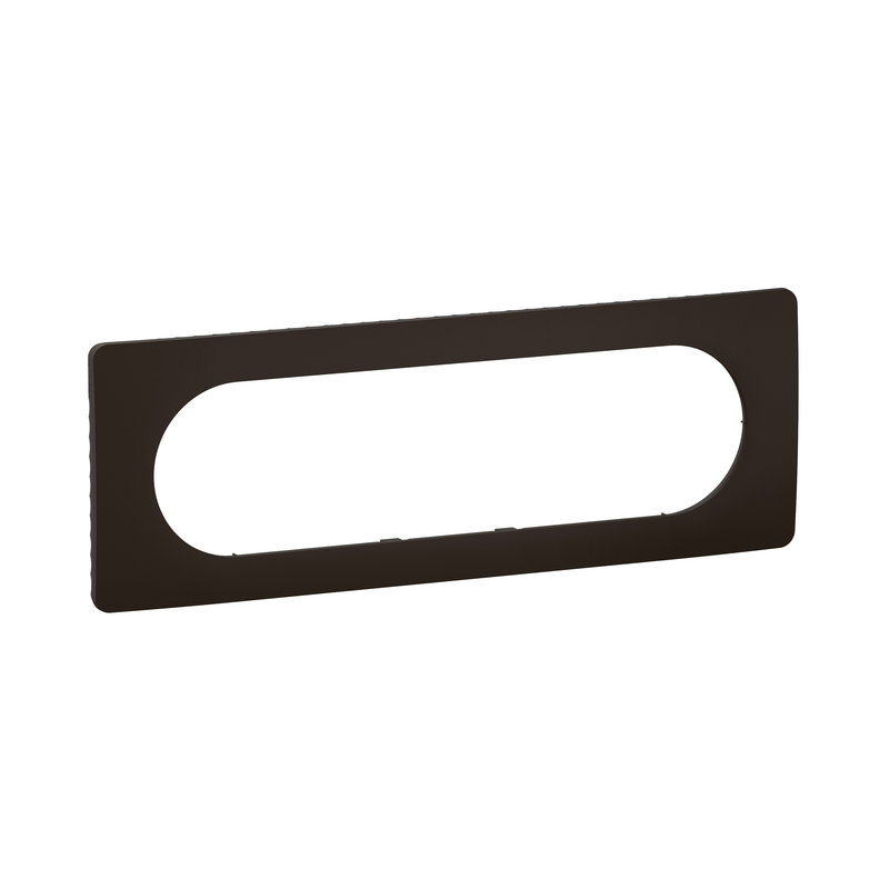 Legrand CP0111 - Plaque de finition Céliane 6 à 8 modules - Noir Mat