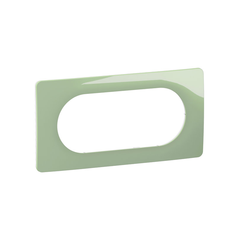 Legrand CP0508 - Plaque de finition Céliane 4 à 5 modules - Vert Céladon