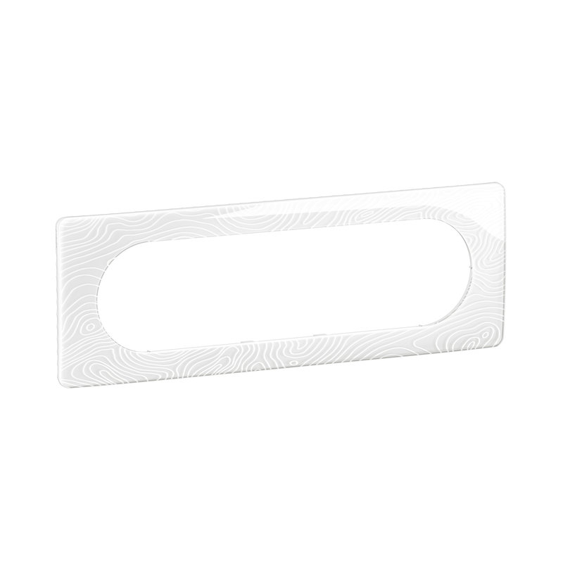 Legrand CP0611 - Plaque de finition Céliane 6 à 8 modules - Blanc Relief