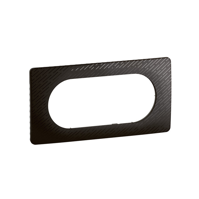 Legrand CP0708 - Plaque de finition Céliane 4 à 5 modules - Noir Météore