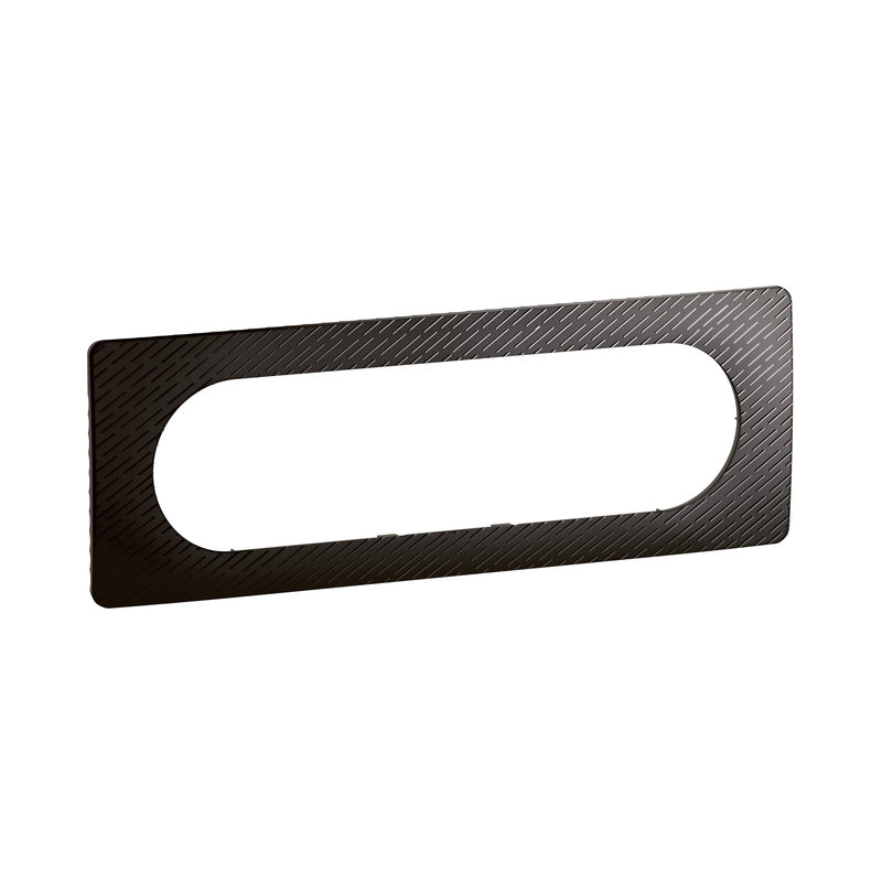 Legrand CP0711 - Plaque de finition Céliane 6 à 8 modules - Noir Météore
