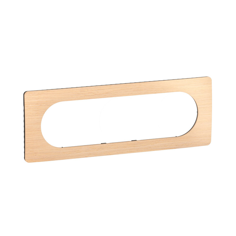 Legrand CP1411 - Plaque de finition Céliane 6 à 8 modules - Hêtre