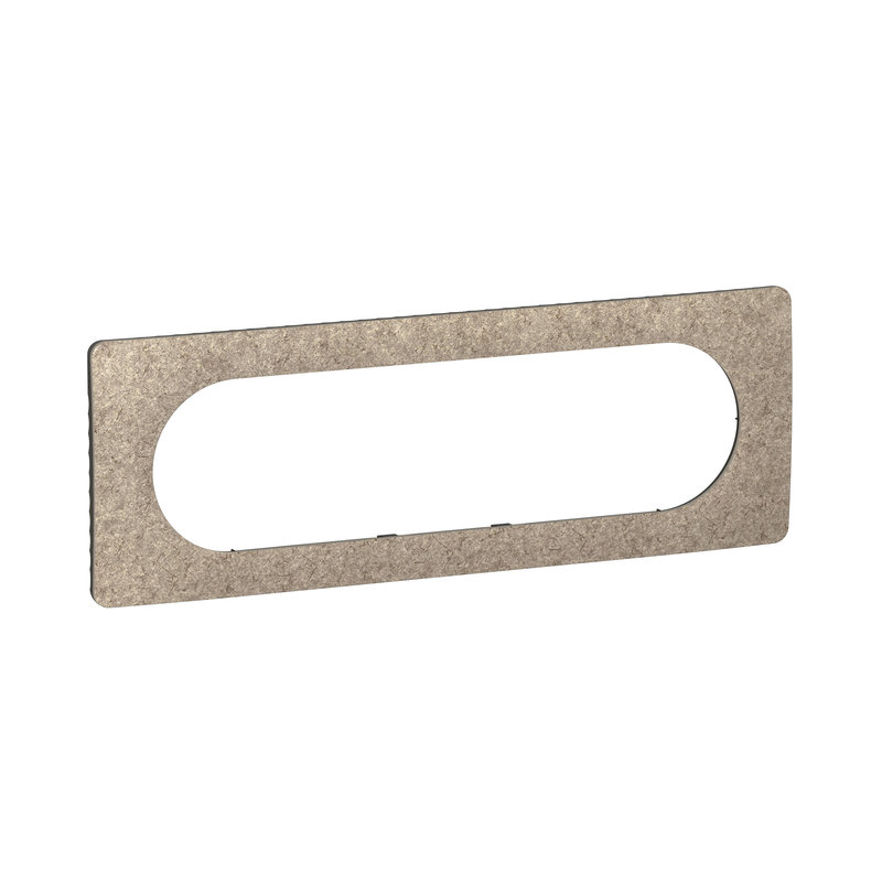 Legrand CP1511 - Plaque de finition Céliane 6 à 8 modules - Feutre