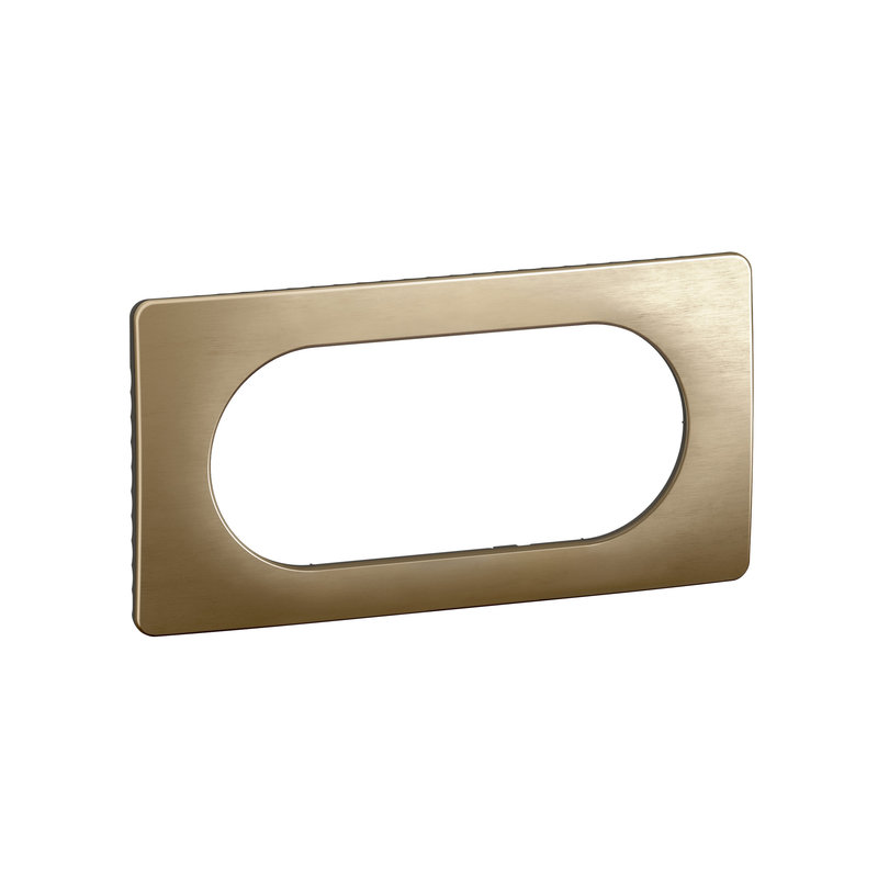 Legrand CP1608 - Plaque de finition Céliane 4 à 5 modules - Bronze Satiné