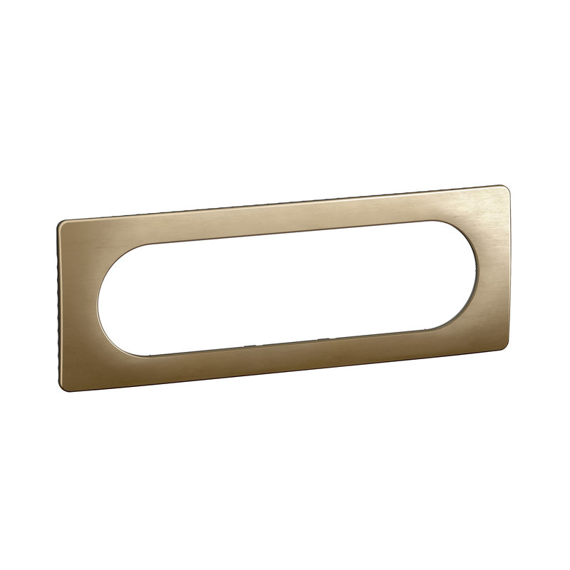 Legrand CP1611 - Plaque de finition Céliane 6 à 8 modules - Bronze Satiné