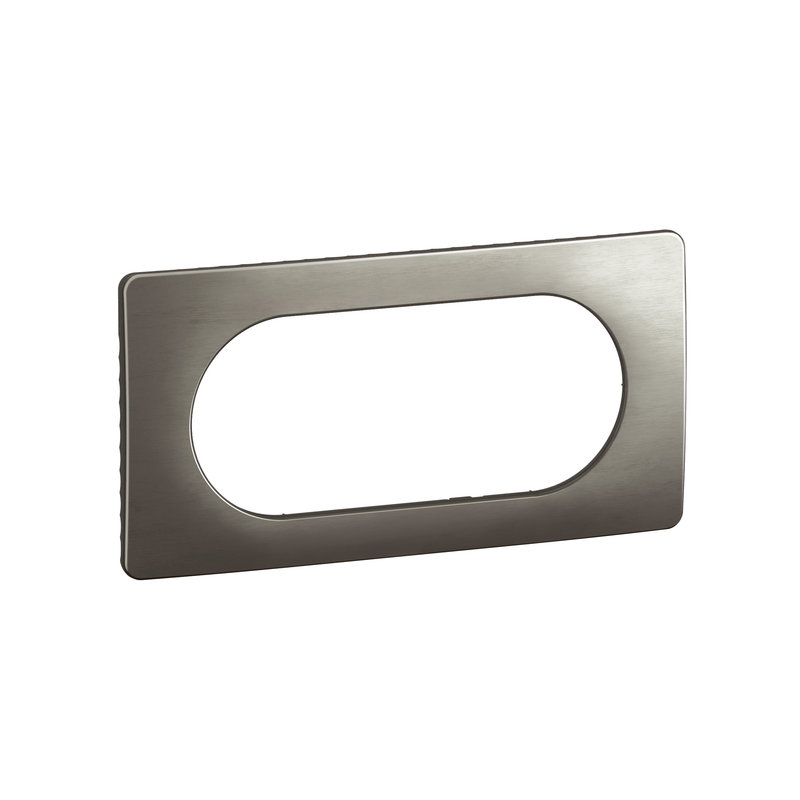 Legrand CP1808 - Plaque de finition Céliane 4 à 5 modules - Acier Satiné