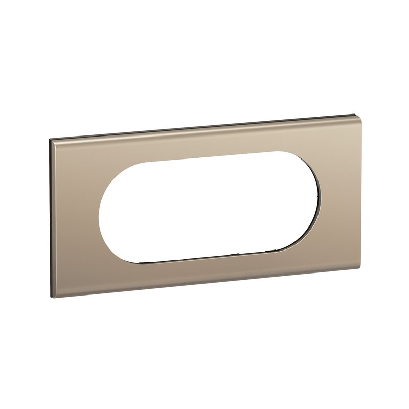 Legrand CP2108 - Plaque de finition Céliane 4 à 5 modules - Nickel Satiné