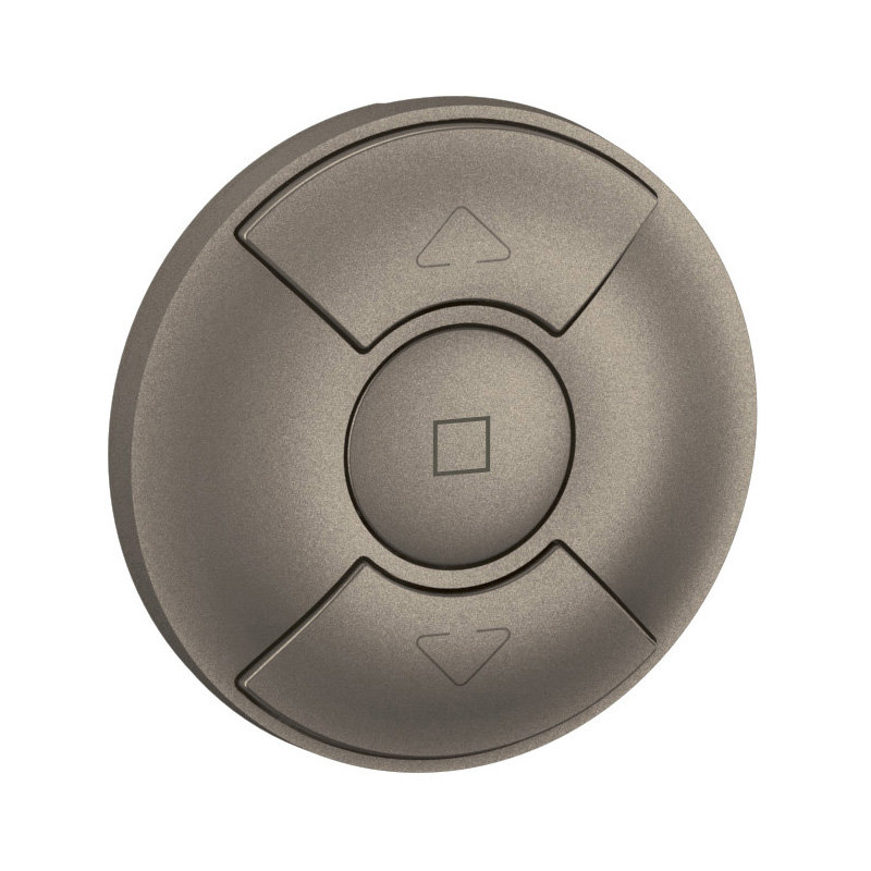 Legrand CT0025 - Enjoliveur commande volets roulants pour hôtel Céliane - Titanium