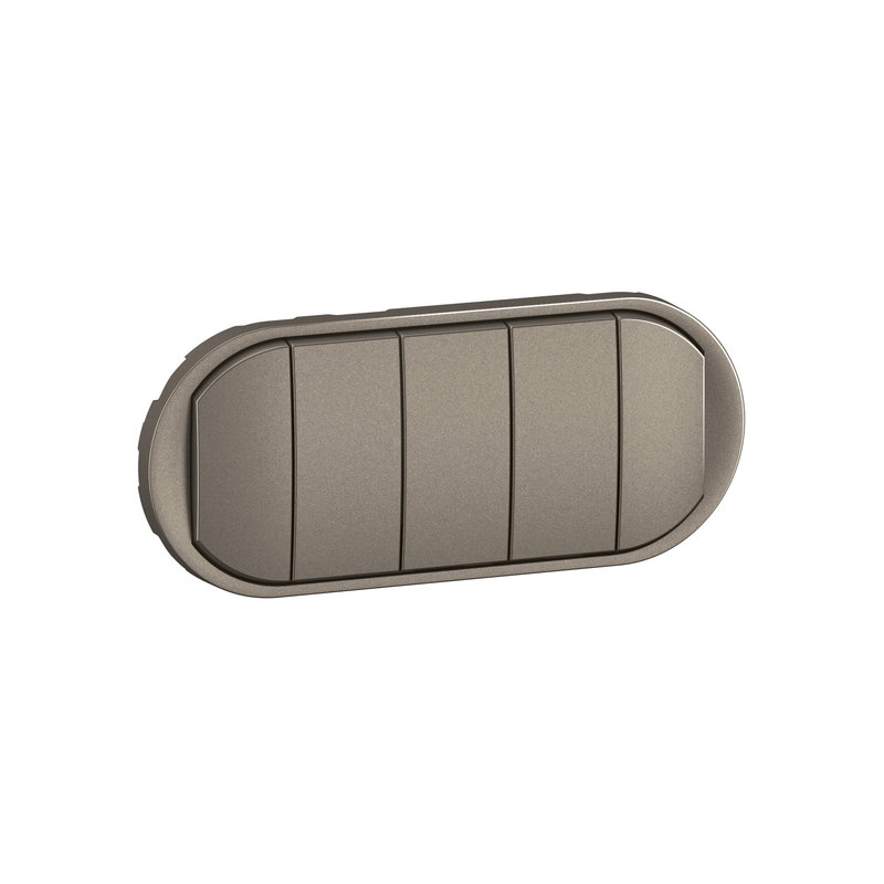 Legrand CT0029 - Enjoliveur 5 commandes compactes Céliane - Titanium