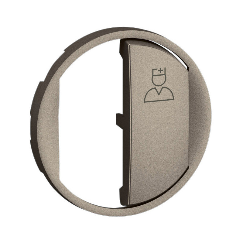 Legrand CT0292 - Enjoliveur poussoir d'appel sanitaire Céliane- Titanium