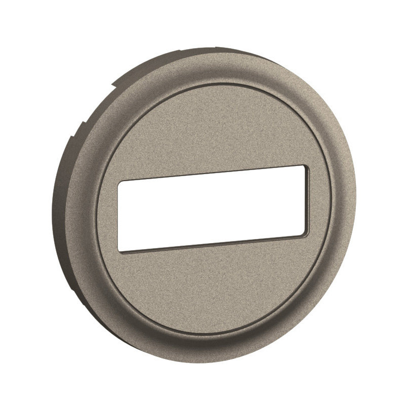 Legrand CT0320 - Enjoliveur prise optique SC/APC Céliane - Titanium