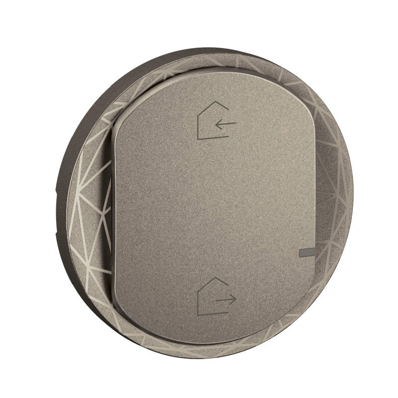 Legrand CT1400 - Enjoliveur commande Départ/Arrivée sans fils Céliane with Netatmo - Titanium