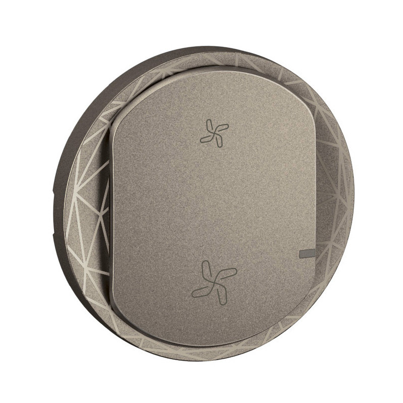 Legrand CT1411 - Enjoliveur commande VMC sans fils Céliane with Netatmo - Titanium