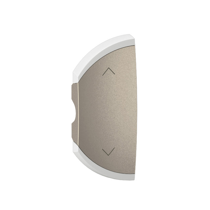 Legrand CT1500 - Enjoliveur demi-touche Céliane pour volets montage gauche ou droite - Titanium