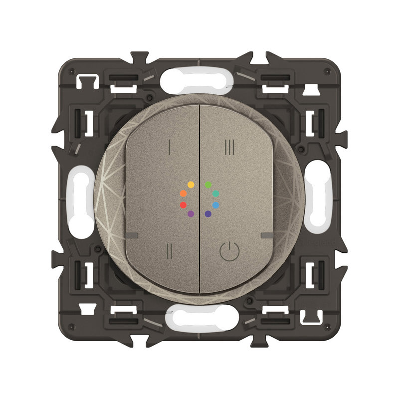 Legrand CT2419 - Commande filaire ambiances couleurs Céliane with Netatmo - Titanium