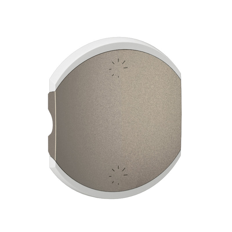 Legrand CT7503 - Enjoliveur touche large Céliane variation 2 charges - Titanium
