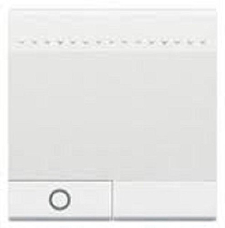 [BTI-N4915M2AN] Bticino N4915M2AN - Manette Livinglight symbole lumière 2 modules - blanc
