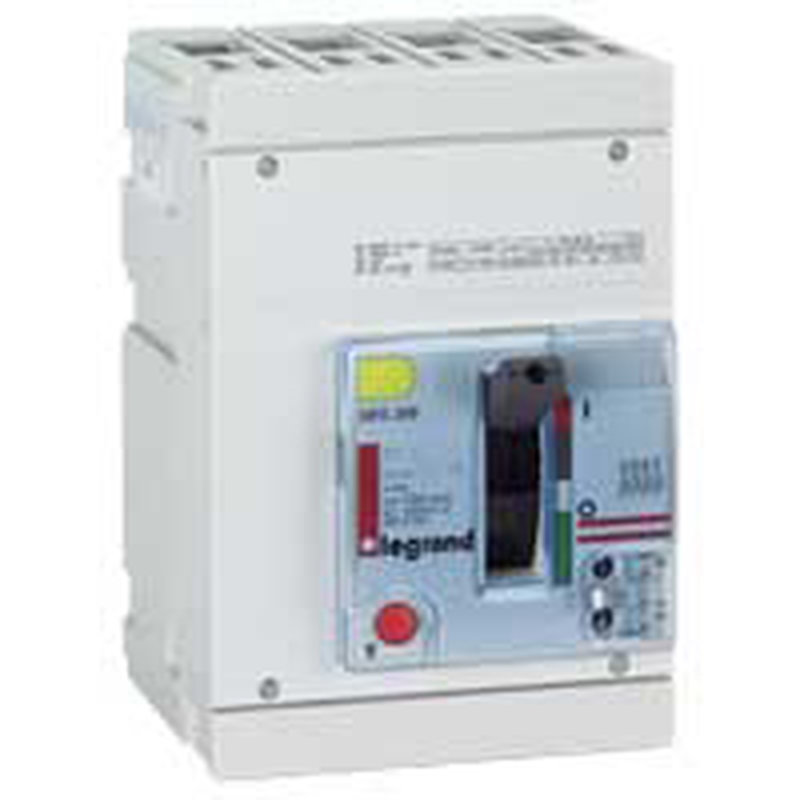 Legrand 025451 - Disjoncteur électronique DPX250 pouvoir de coupure 70kA 400V~ - 3P - 100A