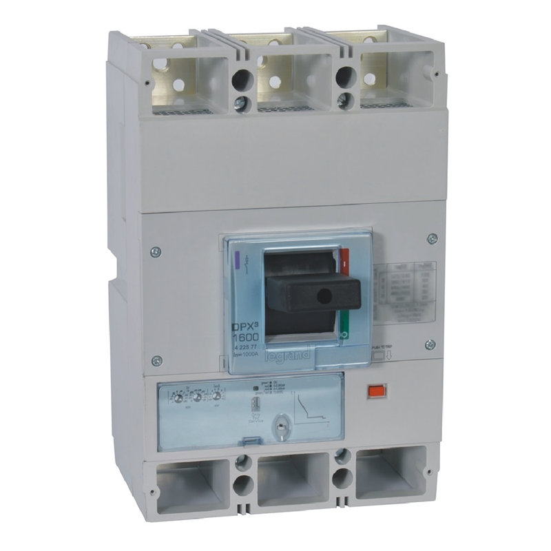 Legrand 422577 - Disjoncteur électronique S1 DPX³1600 pouvoir de coupure 100kA 400V~ - 3P - 1000A
