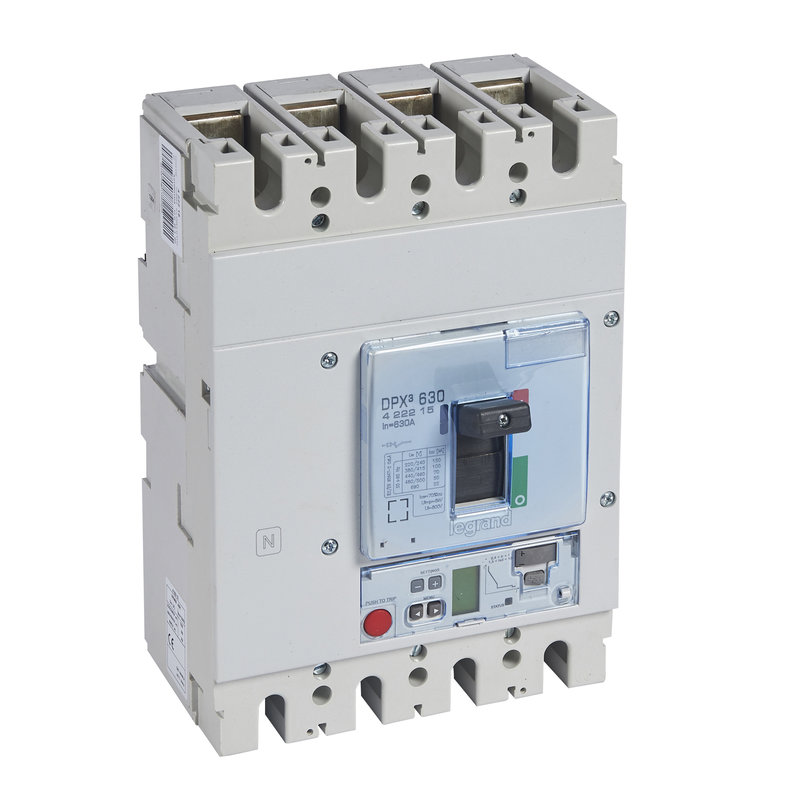 Legrand 422215 - Disjoncteur électronique Sg - unité de mesure DPX³630 Icu 100kA 400V~ - 4P 630A